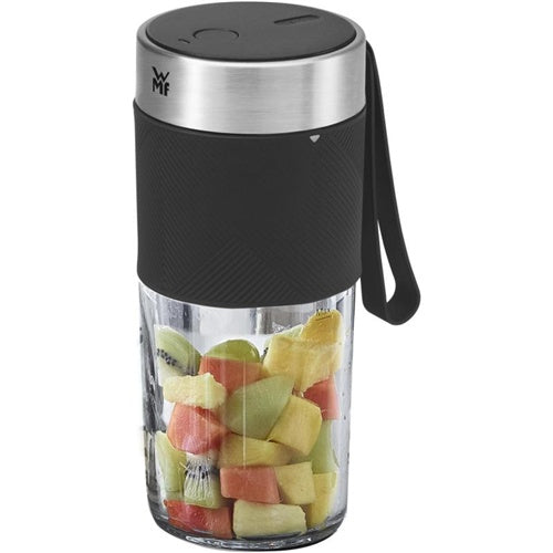 Mešalnik WMF KuchenMinis Mix On The Go (črn, baterija 1200 mAh, posoda 0,3 litra)