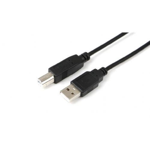 MicroConnect USB A-B 2.0 cable, 1.8m, black 480Mbps