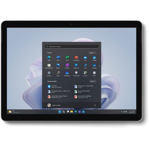 Prenosnik Microsoft Surface Go4 Intel N200/8GB/SSD 128GB NVMe/10,5'' FHD IPS 350cd/m2/Win11Pro, platinum