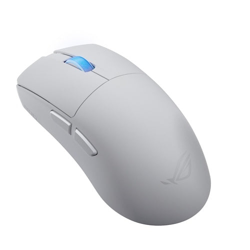 Miška Asus ROG Harpe II Ace brezžična/bela, optični senzor ROG AimPoint Pro, 42000 dpi, 8000 Hz, za levičarje in desničarje