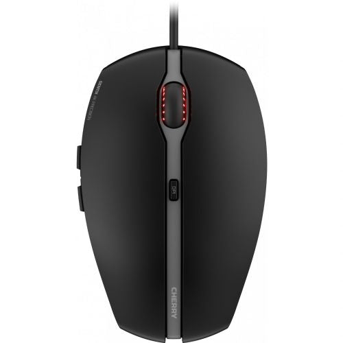 Miška Cherry GENTIX 4K, 3.600 dpi, črna
