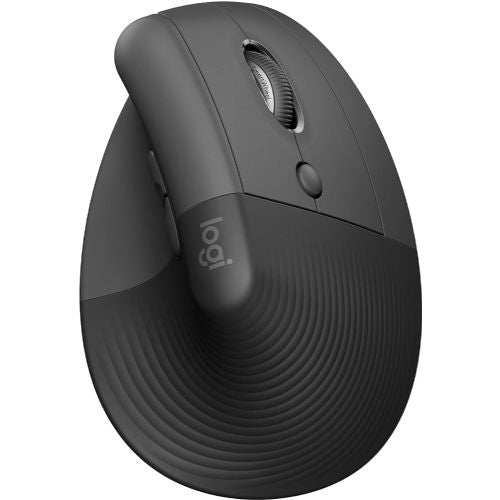Logitech Lift Vertical wireless mouse, ergonomic, optical, mini, up to 24 months battery life