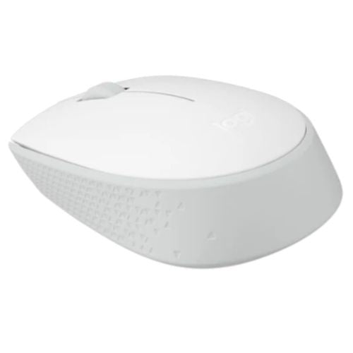 Miška Logitech M171 bela, brezžična 2,4 GHz, optična, 1000 dpi, za levičarje in desničarje