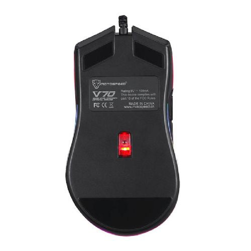 MMotospeed V70 žična igralna miška črna