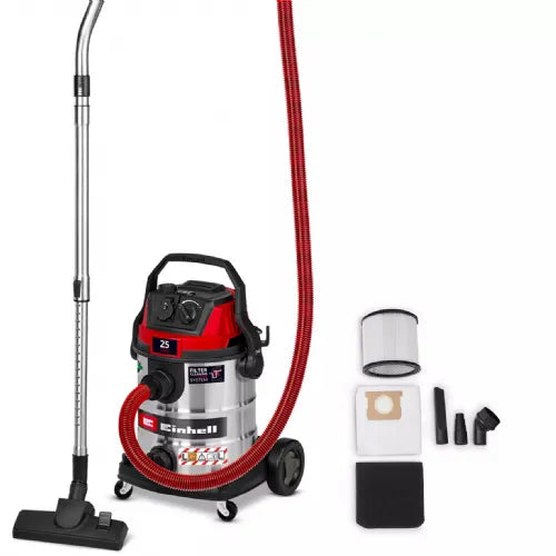 Einhell TE-VC 2580 SACL wet-dry vacuum cleaner 1100 W, 25 l, HEPA filter, blower function, power regulator