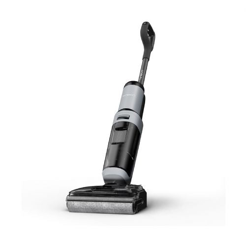 Aspirapolvere a secco e a umido Tineco FLOOR ONE i5 Stretch, 20.000 Pa, senza sacco, batteria da 2.500 mAh, per piastrelle/pavimenti duri/moquette, nero