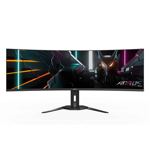Monitor Gigabyte AORUS CO49DQ 124,4 cm (49"), DQHD, 5120 x 1440, 32:9, 250 cd/m²,144 Hz, USB-C, AMD Free-Sync Premium Pro