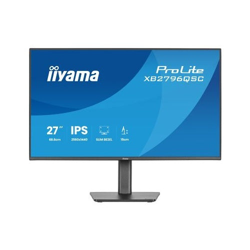 Monitor Iiyama ProLite XB2796QSC-B1 27" QHD IPS, USB-C, 75 Hz, črn (mat)