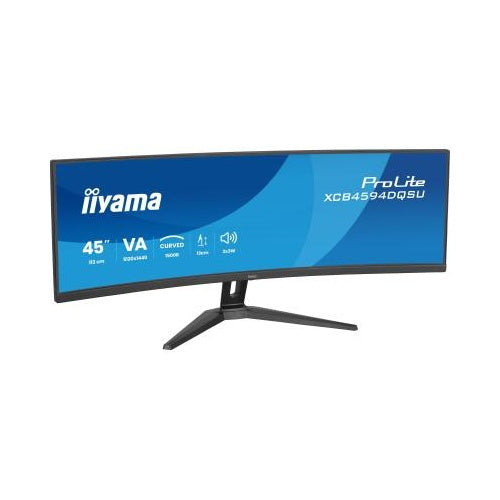 Monitor Iiyama ProLite XCB4594DQSU-B1 44,5" VA curvo, 5120x1440, 75Hz, HDMI/DP/USB-C, hub USB