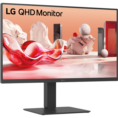 Monitor LG 27BA54QB-B, 68,5 cm (27"), 2560 x 1400 QHD, 16:9, IPS, 350cd/m2, 75 Hz, 5 ms, črna