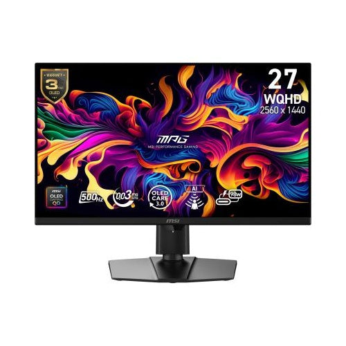 Monitor MSI MPG 271QRDE QD-OLED, 26,5", WQHD, 500Hz, 0,03 ms, USB-C