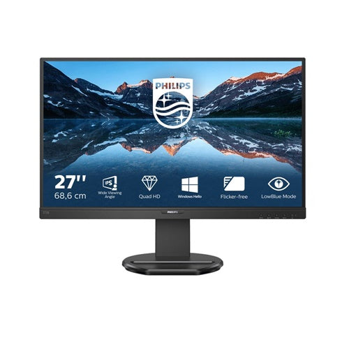 Monitor Philips 276B9, 68.5 cm (27"), IPS, 2560 x 1440 (WQHD), 4 ms, 75 Hz, 350 cd/m2, HDMI, USB-C, DisplayPort, black (PHIMO-276B9)