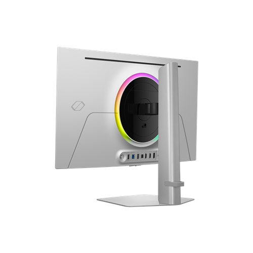 Monitor Samsung Odyssey S27FG602SU QD-OLED (68 cm (27"), srebrn, QHD, združljiv z G-Sync, FreeSync Premium Pro, 500Hz zaslon, srebrna)