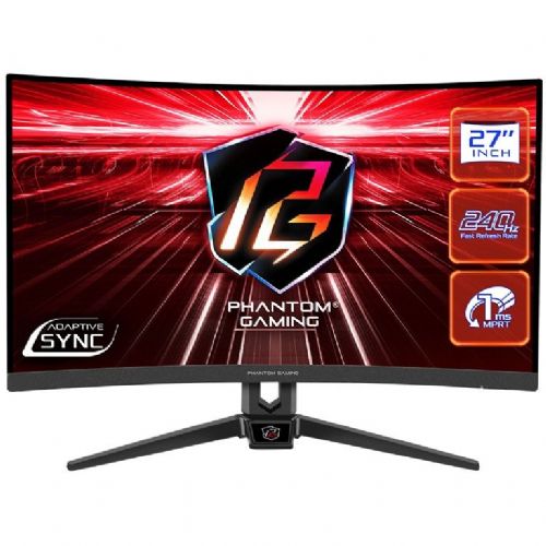 Monitor Asrock PG27F15RS1A (68,5 cm (27"), črn, FullHD, VA, HDR10, Adaptive-Sync, 240Hz panel)
