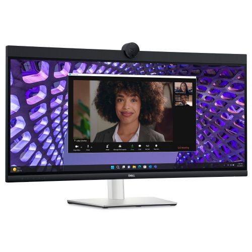 Monitor Dell P3424WEB 34" WQHD ukrivljen IPS, QHD spletna kamera, USB-C