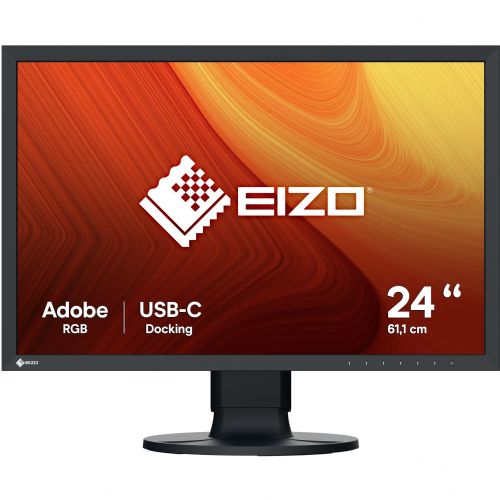 Monitor Eizo CS2400S 24,1" IPS, 1920x1200, protiodsevni, HDMI/DisplayPort/USB-C, črn