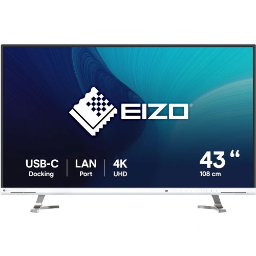 Monitor Eizo EV4340X-WT 108 cm (42.5"), IPS, Ultra HD/4K, USB-C, white