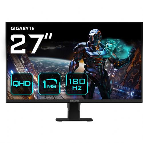Monitor Gigabyte GS27QA 27", QHD, IPS, 180 Hz, HDR Ready, črn