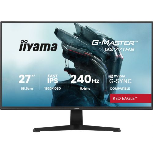 Monitor Iiyama G-Master G2771HS-B1 27" FullHD Fast IPS 240Hz G-Sync črn