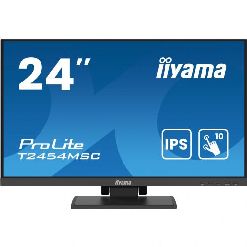 Monitor Iiyama ProLite T2454MSC-B2AG 60,5cm (23,8") FHD IPS, zvočniki na dotik, črna