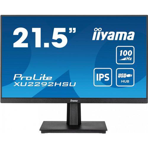 Monitor Iiyama ProLite XU2292HSU-B6  55,9cm (22") 16:9 FHD IPS 0,4ms 100Hz HDMI DP USB zvočnik črna