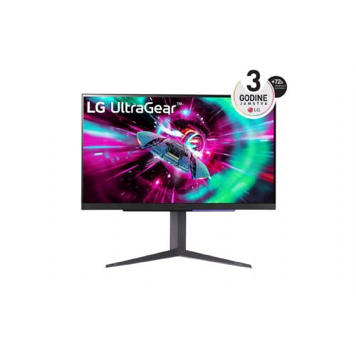 Monitor LG 27GR93U-B UltraGear™ Gaming, 27", IPS, 3840x2160, 144Hz, 2x HDMI, DP 27GR93U-B.AEU