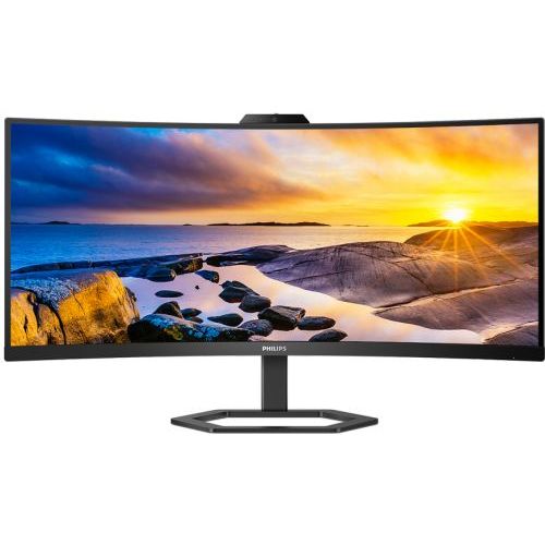 Philips 34E1C5600HE/00 34" curved monitor, WQHD, 100 Hz, USB-C, webcam