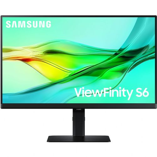 Monitor Samsung B2B ViewFinity S6 S60UD 60,96 cm (24,0"), 2560 x 1440 (QHD), IPS, 350cd/m2, 16:9, DP, HDMI, USB-C 90W, črna (S24D600UAUXEN) 152168745, črna
