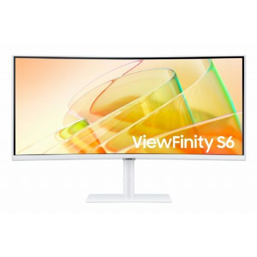 Samsung ViewFinity S65TC S34C650TAU 34" UWQHD Curved VA Monitor 100Hz Thunderbolt 4.0 AMD FreeSync White