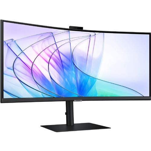 Monitor Samsung ViewFinity S65VC S34C652VAU, 86cm (34"), UWQHD, VA, 21:9, 350 cd/m2, 100Hz, 5ms, HDMI, USB-C (90W), DP, curved, camera, black