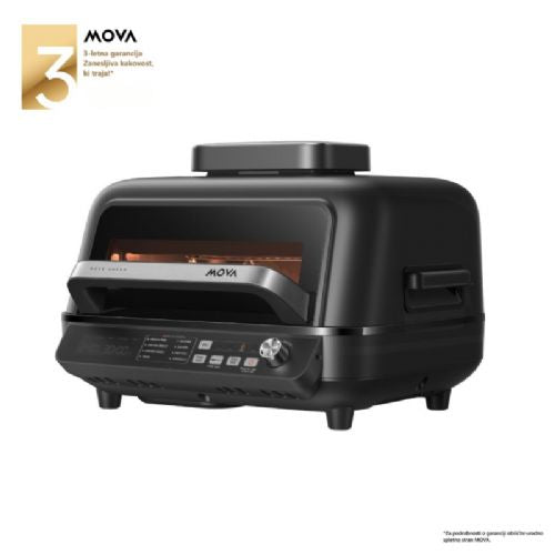 MOVA IG20 Pro: grill a contatto, friggitrice e forno ad aria calda, 5 in 1, comandi digitali, superficie antiaderente.