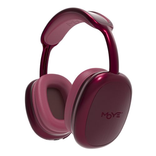 MOYE STELLAR BT headphones with microphone - dark red