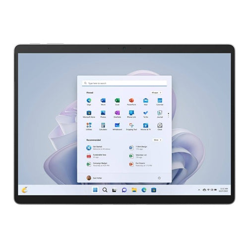 Prenosnik MS Surface Pro 9 5G Snapdragon SQ3/8GB/SSD 256GB NVMe/33 cm (13") PixelSense 450niti Touch/Win11Pro, Platinum