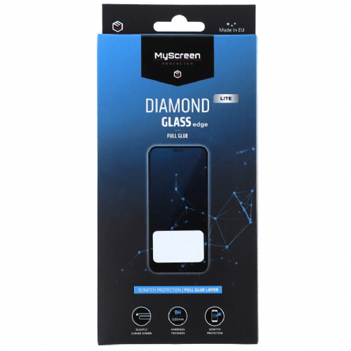 My Screen protector Diamond Lite PROTECTIVE TEMPERED GLASS iPhone 15 Pro - Edge Full Glue