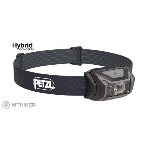 Petzl ACTIK headlamp, 100 m, 100 hours, 3x AAA, IPX4, black