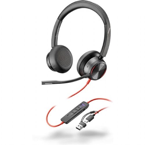 Naglavne slušalke Poly Blackwire 8225 Microsoft Teams USB-C/USB-A 8X225AA