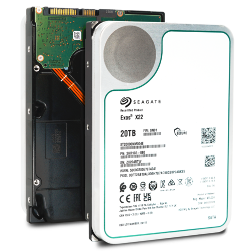 Obnovljeni vgradni HDD Seagate Exos 26 TB (SATA 6 Gb/s, 3,5")