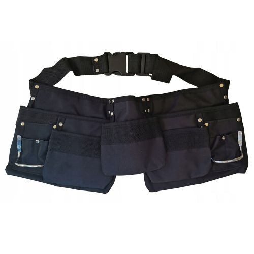 Reinforced nylon tool belt + 2x hammer ring