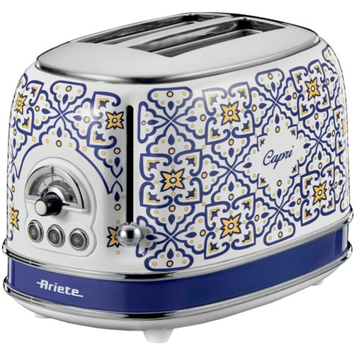 Opekač kruha Ariete Capri  za 2 rezini (bel/večbarven, 810 W, za 2 rezini kruha)