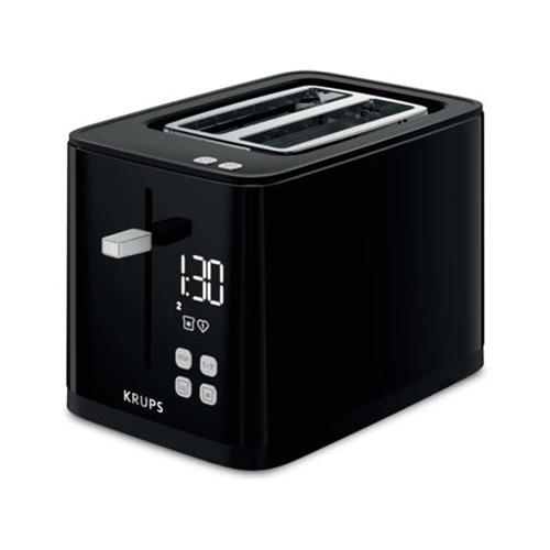 Opekač kruha Krups Smart "Light" KH6418 (črn, 850 W, za 2 rezini toasta)