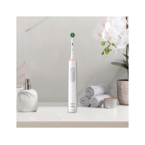 Oral-B električna zobna ščetka Pro 3 3000 Sensitive Clean, bela