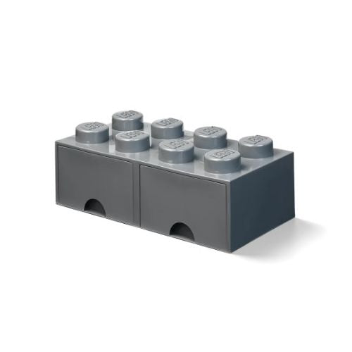 Lego®: Škatla za shranjevanje z gradnikom 8 - temno siva (40061754)