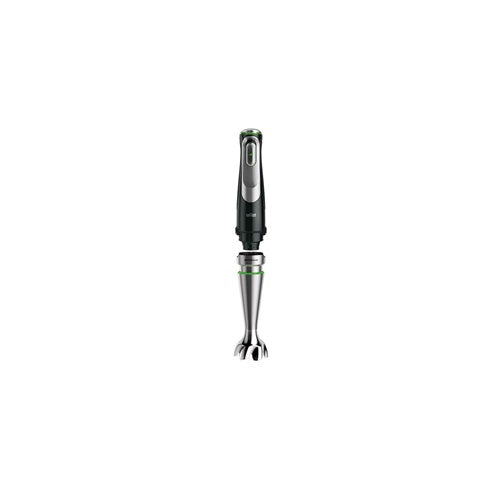 Frullatore a immersione Braun MultiQuick 9 MQ 9147X, 1200 W, con 2 lame tritatutto, schiacciapatate, frusta, acciaio inox/nero