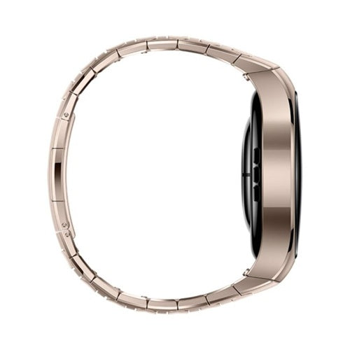 Pametna ura Huawei Watch 5 42 mm (Soc-L29M) (bež, titanova zapestnica v peščeno zlati barvi, ohišje iz nerjavečega jekla)