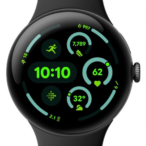 Pametna ura Google Pixel Watch 3 45 mm črna WiFi AMOLED GPS športna zapestnica Obsidian