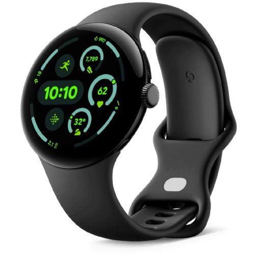 Pametna ura Google Pixel Watch 3 45 mm črna WiFi AMOLED GPS športna zapestnica Obsidian