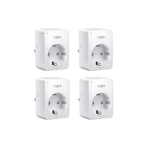 TP-Link Tapo P110 Smart Socket 4-pack, Wi-Fi, remote control, schedule and timer, voice control, compact design