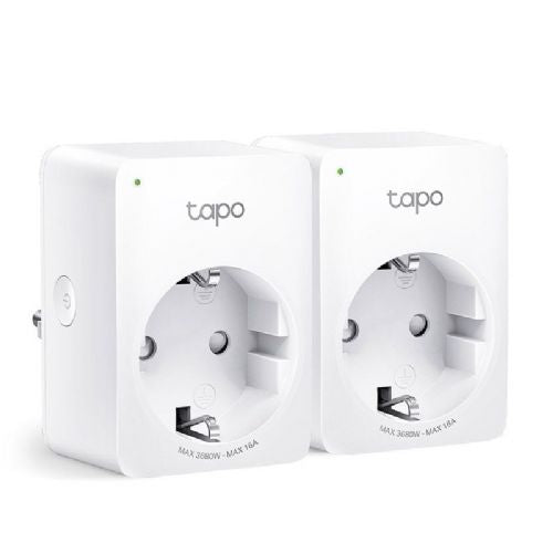 TP-Link Tapo P110 Smart Plug Dual Pack, Wi-Fi, Power Management, Remote Control, Voice Control, Compact Design