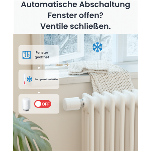 Pametni radiatorski termostat SwitchBot (bel)