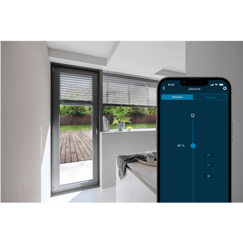 Bosch Smarthome Switch II Smart-Controller für Licht/Jalousien, Zigbee, WLAN, LED-Anzeige, Unterputzdose, Energiezähler